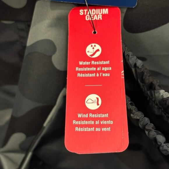 Champion Camo Jacket Mens Large Porsche‎ Olympics Logo Stadium Gear Quarter Zip - Picture 9 of 13